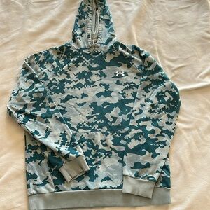 Under Armour sweatshirt.